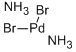 CAS 登录号：14591-90-3， (SP-4-1)-二氨基二溴-钯