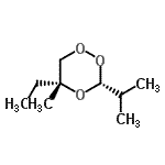 CAS 登录号：145939-91-9， (3R,5R)-5-乙基-3-异丙基-5-甲基-1,2,4-三氧杂环己烷
