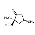 CAS 登录号：145948-65-8， (1S,4R)-1,4-二甲基-2-氧代环戊烷甲醛