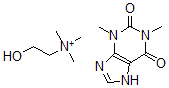 CAS 登录号:146-71-4, 胆碱茶碱盐