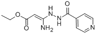 CAS#: 146255-38-1, Ethyl 3-Amino-3-(2-(Pyridine-4-Carbonyl)Hydrazinyl)Prop-2-Enoate