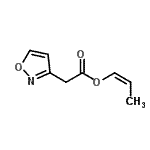 CAS 登录号：146293-90-5， (1Z)-1-丙烯-1-基1,2-恶唑-3-基乙酸酯