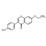 CAS 登录号：146698-96-6， 7-乙氧基-3-(4-羟基苯基)-4H-苯并吡喃-4-酮