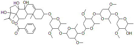 CAS 登录号：146714-00-3， Calotroposide B