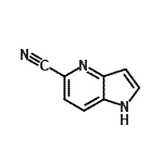 CAS 登录号：146767-63-7， 1H-吡咯并[3,2-b]吡啶-5-甲腈