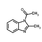 CAS 登录号：14678-81-0， 1-(2-甲基-1H-苯并咪唑-1-基)乙酮