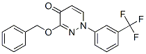CAS 登录号：146824-83-1， 3-(苯基甲氧基)-1-[3-(三氟甲基)苯基]哒嗪-4-酮