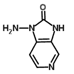 CAS 登录号：146950-69-8， 1-氨基-1,3-二氢-2H-咪唑并[4,5-c]吡啶-2-酮