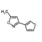 CAS 登录号：147137-35-7， 5-甲基-3-(3-噻吩基)-1,2-恶唑
