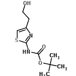 CAS 登录号：147284-02-4， 叔-丁基N-[4-(2-羟基乙基)噻唑-2-基]氨基甲酸酯
