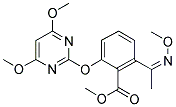 CAS 登录号：147411-70-9， 2-[(4,6-二甲氧基-2-嘧啶基)氧基]-6-[(1Z)-1-(甲氧基亚胺)乙基]-苯甲酸甲酯