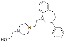 CAS#: 14760-56-6, 4-[2-(2,3,4,5-Tetrahydro-3-Phenyl-1H-1-Benzazepin-1-Yl)Ethyl]-1-Piperazineethanol