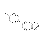 CAS 登录号：147621-16-7， 6-(4-氟苯基)-1H-吲哚