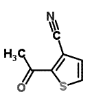 CAS 登录号：147622-13-7， 2-乙酰基-3-噻吩甲腈