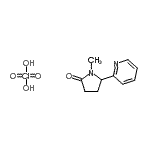 CAS 登录号：147732-32-9， (+/-)-原-可替宁高氯酸盐