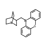 CAS 登录号：147780-50-5， 10-(1-氮杂双环[2.2.2]辛-3-基甲基)-10H-吩噻嗪