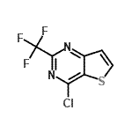 CAS 登录号：147972-27-8， 4-氯-2-(三氟甲基)噻吩并[3,2-d]嘧啶