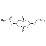 CAS 登录号：148217-20-3， (2R,3aS,5R,6aS)-2-乙氧基六氢-2H-环戊二烯并[b]呋喃-5-基乙酸酯