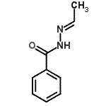 CAS 登录号：1483-22-3， N'-[(1E)-亚乙基]苯甲酰肼