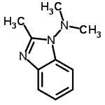 CAS 登录号：148320-51-8， N,N,2-三甲基-1H-苯并咪唑-1-胺