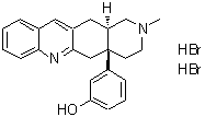 CAS#: 148545-09-9, 3-[(4aS,12aR)-2-Methyl-1,3,4,5,12,12A-Hexahydropyrido[3,4-b]Acridin-4A(2H)-Yl]Phenol Dihydrobromide