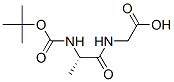CAS 登录号：148750-86-1， 2-[[(2S)-2-[(2-甲基丙烷-2-基)氧基羰基氨基]丙酰]氨基]乙酸水合物