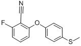 CAS 登录号：148901-52-4， 2-氟-6-[4-(甲硫基)苯氧基]-苯甲腈