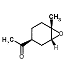 CAS 登录号：149251-80-9， 1-[(1R,3S,6S)-6-甲基-7-氧杂双环[4.1.0]庚-3-基]乙酮