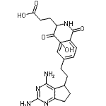 CAS 登录号：149325-93-9， N-{4-[2-(2,4-二氨基-6,7-二氢-5H-环戊二烯并[d]嘧啶-5-基)乙基]苯甲酰基}谷氨酸