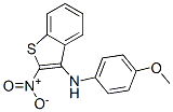 CAS 登录号：149338-11-4， N-(4-甲氧基苯基)-2-硝基-1-苯并噻吩-3-胺
