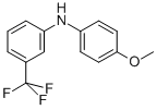 CAS 登录号：1494-26-4， N-(4-甲氧基苯基)-3-(三氟甲基)-苯胺