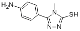 CAS 登录号：149622-77-5， 5-(4-氨基苯基)-4-甲基-2H-1,2,4-三唑-3-硫酮