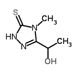 CAS 登录号：149762-19-6， 5-(1-羟基乙基)-4-甲基-2,4-二氢-3H-1,2,4-三唑-3-硫酮