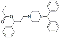 CAS#: 149848-09-9, [3-[4-[Di(Phenyl)Methyl]Piperazin-1-Yl]-1-Phenylpropyl] Propanoate