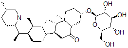 CAS#: 150134-44-4, (3beta,5alpha,17beta,22beta)-3-(beta-D-Glucopyranosyloxy)-Cevan-6-One