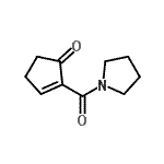 CAS 登录号：150163-03-4， 2-(1-吡咯烷基羰基)-2-环戊烯-1-酮
