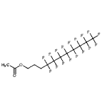 CAS 登录号：150225-00-6， 4,4,5,5,6,6,7,7,8,8,9,9,10,10,11,11,11-十七氟十一烷基乙酸酯