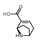 CAS 登录号：150283-68-4， (1R)-8-氮杂双环[3.2.1]辛-2-烯-2-羧酸