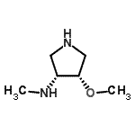 CAS#: 150659-80-6, (3R,4S)-4-Methoxy-N-Methyl-3-Pyrrolidinamine