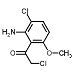 CAS#: 150805-98-4, 1-(2-Amino-3-Chloro-6-Methoxyphenyl)-2-Chloroethanone
