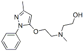 CAS#: 15083-50-8, 2-[Methyl[2-[(3-Methyl-1-Phenyl-1H-Pyrazol-5-Yl)Oxy]Ethyl]Amino]Ethanol