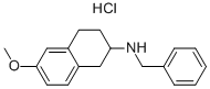 CAS#: 150871-47-9, 1,2,3,4-Tetrahydro-6-Methoxy-N-(Phenylmethyl)-2-Naphthalenamine Hydrochloride (1:1)