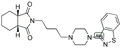 CAS 登录号：150915-41-6， (3aS,7aR)-2-[4-[4-(1,2-苯并噻唑-3-基)哌嗪-1-基]丁基]-3a,4,5,6,7,7a-六氢异吲哚-1,3-二酮