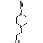CAS#: 150932-30-2, 4-(2-Hydroxyethyl)-1-Piperazinecarbonitrile