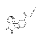 CAS 登录号：151391-35-4， 3-(6,8-二氧代-6,7,8,8a-四氢-5aH-[1,3]二氧杂环戊并[4,5-e]异吲哚-5a-基)苯甲酰基叠氮化物