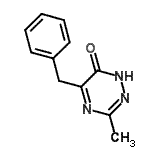 CAS 登录号：15150-71-7， 5-苄基-3-甲基-1,2,4-三嗪-6(1H)-酮