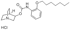 CAS#: 151643-51-5, 1-Azabicyclo[2.2.2]Octan-8-Yl N-(2-Heptoxyphenyl)Carbamate Hydrochloride