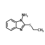 CAS 登录号：151693-50-4， 2-(乙硫基)-1H-苯并咪唑-1-胺