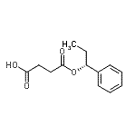 CAS 登录号：151763-66-5， 4-氧代-4-[(1R)-1-苯基丙氧基]丁酸