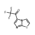 CAS 登录号：151825-30-8， 2,2,2-三氟-1-(咪唑并[2,1-b][1,3]噻唑-5-基)乙酮
